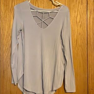 Lavender long sleeve top
